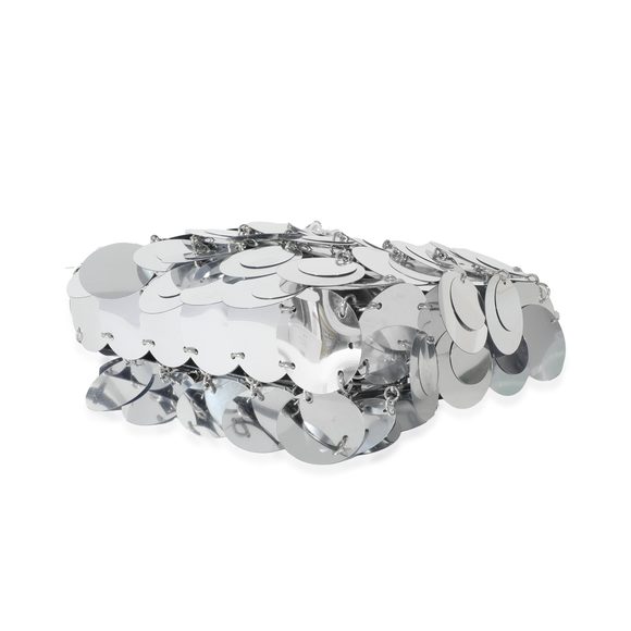 Paco Rabanne Silver Disk 1969 Sparkle Nano Bag - Picture 5 of 8